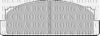 BORG & BECK BBP1305 Brake Pad Set, disc brake